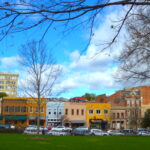 north campus view of DT cropped & filtered